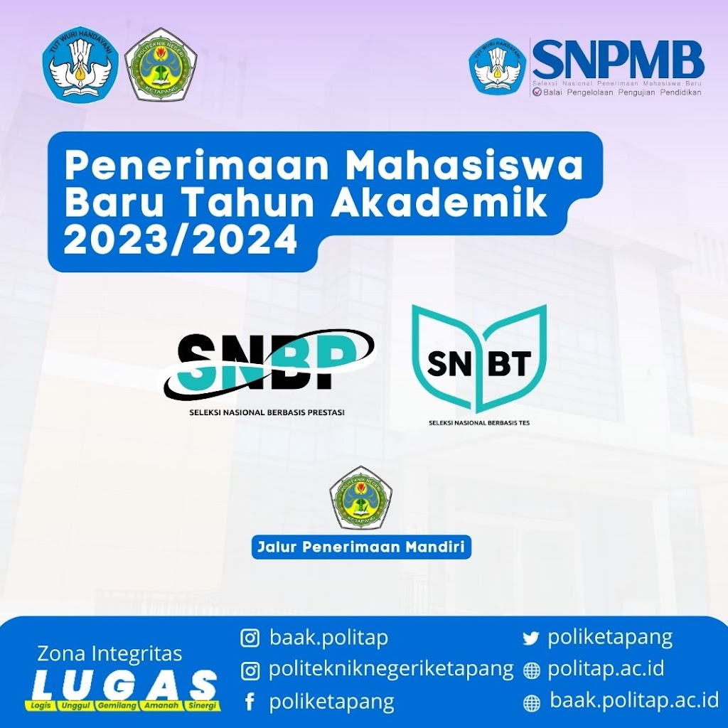 Read more about the article Politeknik Negeri Ketapang Buka 3 Jalur Penerimaan Mahasiswa Baru 2023